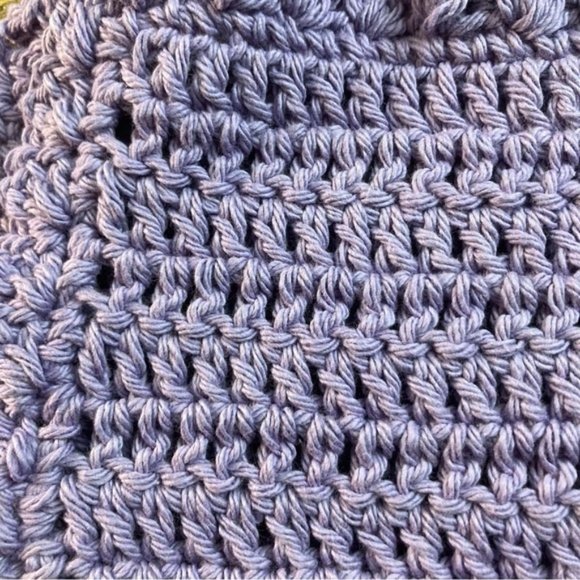 Handmade dishcloths set of 2 purple - Picture 2 of 8